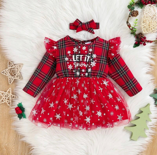 Luella Let it Snow Dress